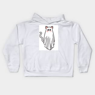 Ghost Cat Kids Hoodie